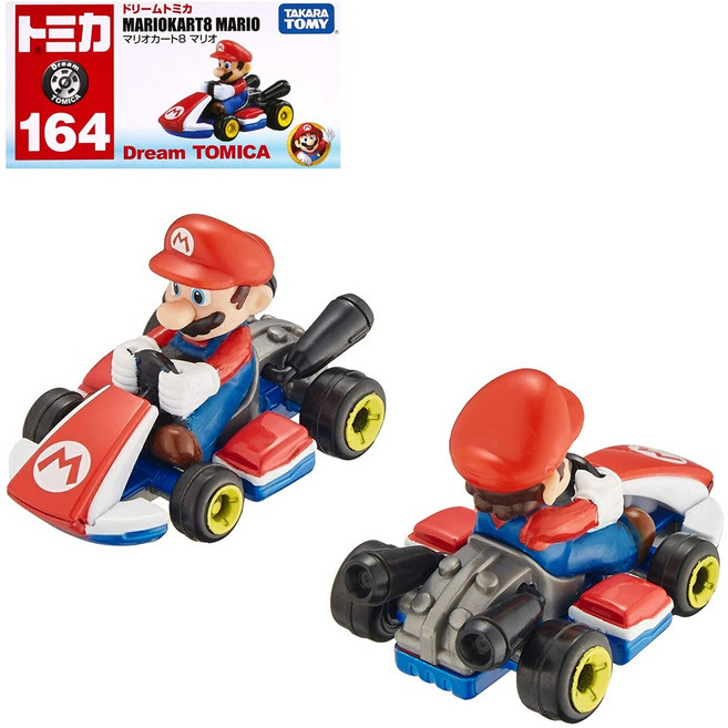 일본 정품 토미카 장난감 캐릭터 자동차 피규어, 슈퍼마리오, 1개
