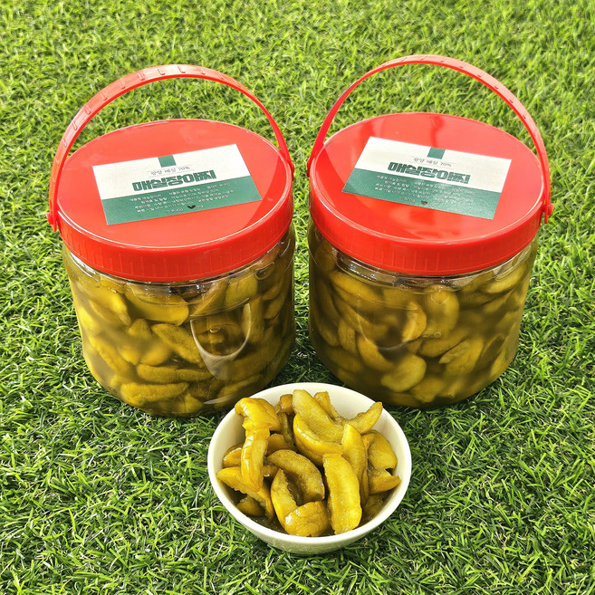 새콤달콤 아삭한 광양 매실 절임 장아찌 매실장아찌, 500g, 1개