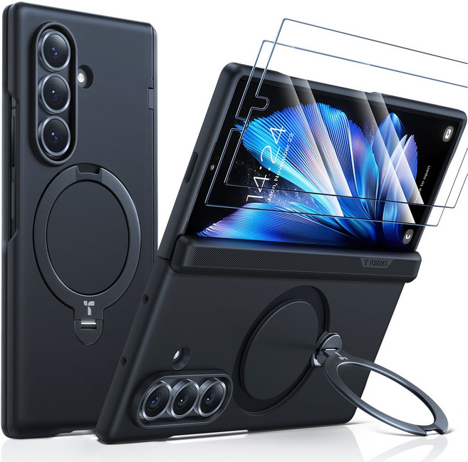 토라스 360도 회전 링스탠드 마그네틱 맥세이프 군사급 보호 휴대폰 케이스 Ostand Q3 스핀
