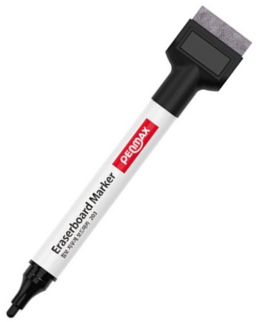 펜맥스 점보 지우개 화이트 보드마카 3색 세트, 블랙, 5개