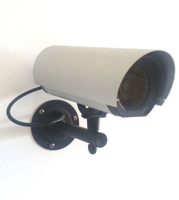 아이에스산업 국산 알루미늄 방범용 모형 가짜 cctv 감시카메라, 1개