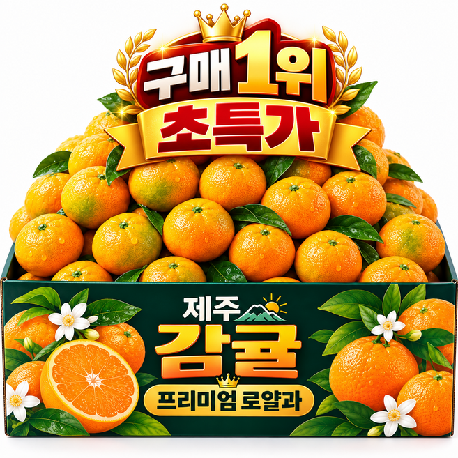 [구매 1위] 15brix 고당도 극조생 귤 산지직송 제주 감귤, 1박스, 3kg (신선포장)