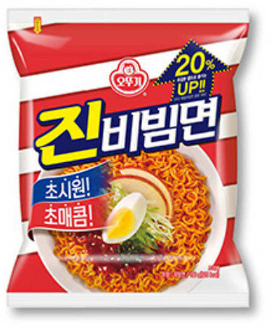 오뚜기 진비빔면, 16개