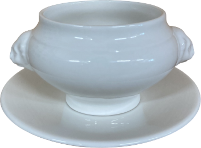 브런치접시 크리스마스식기 앙쿠르트 퐁듀/스프 그릇, 1개