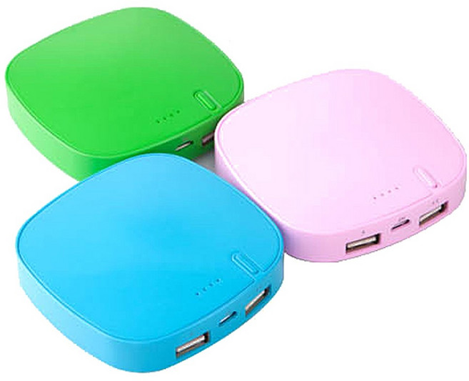 휴대용 이동전원 보조배터리 3000mAh MS-284 베터리, 핑크