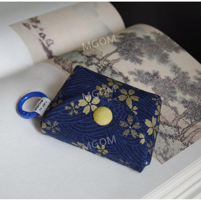 베오플레이 그레이스 케이스 호환 파우치 Beoplay Beo Grace 보호 커버 이어폰, 네이비플라워