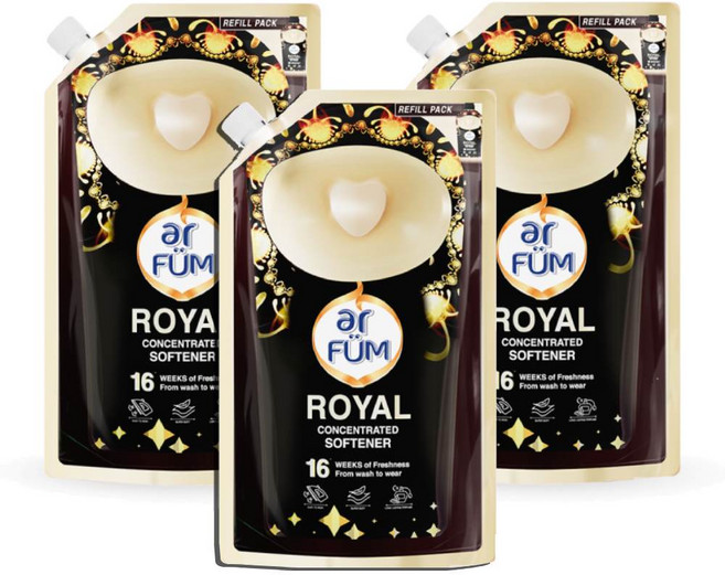 아로퓸 느와르 시크릿 가든 섬유유연제 클래식 로얄 530ml, 3개