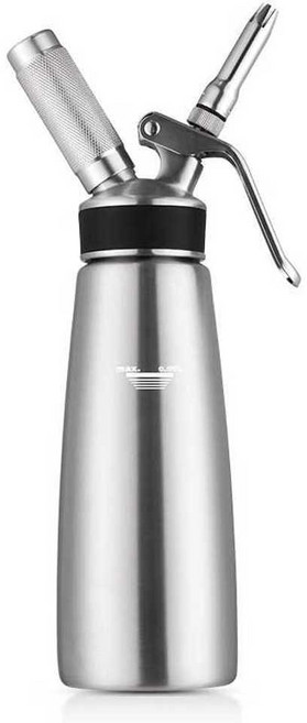 스테인리스 휘핑가스 휘핑기 질소 크림 휘핑건 거품기 케이크, 레드250ml, 1개