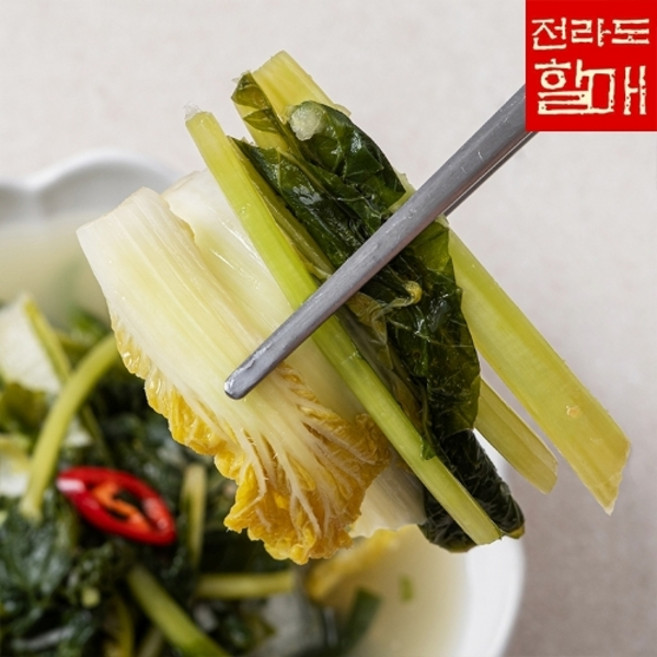 전라도할매 국내산 원재료 사용 시원한 백열무물김치 2kg, 1개