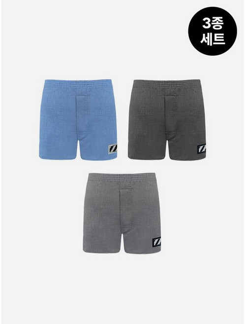 TRY 주니어 남아동 시그니처 트렁크팬티 3종세트