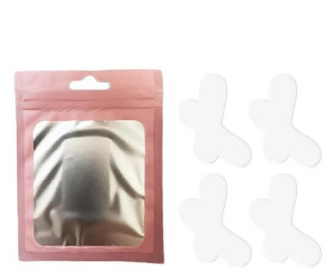 귀지압패치 혈자리 자극용 자기패치 수면 피로 완화 부착형 귀 스티커 교정기 테이프 엘프 베니어 나비 화장품 모양 보이지 않는 P2Y4, 1)A