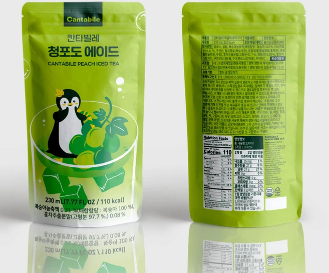 동서웰빙 칸타빌레 청포도 에이드, 230ml, 10개 - 쿠팡