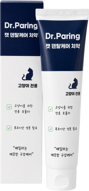 Dr.Paring 고양이 치약 캣 덴탈케어 치약 반려묘용, 1개, 60g