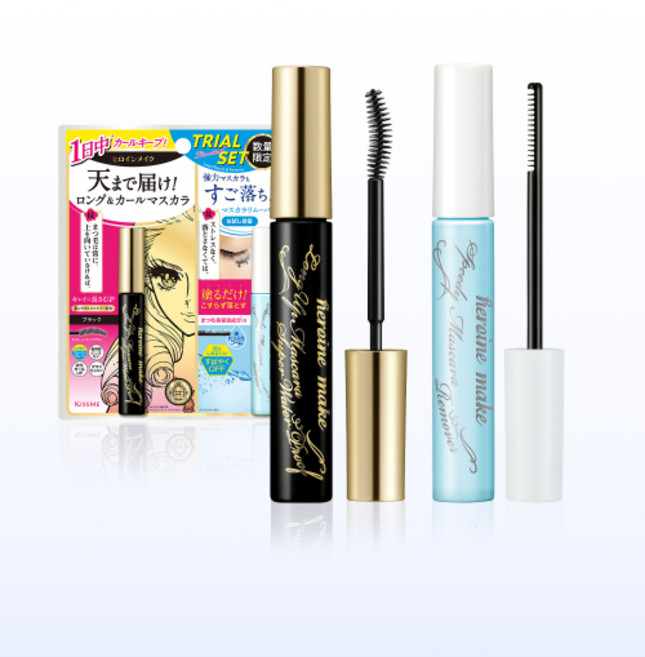 KISSME 롱/볼륨 업 마스카라 슈퍼 워터프루프 5000305050 425496, 01 롱업딥블랙(LU)+뷰러, 01 롱업딥블랙(LU)+뷰러, 01 딥블랙