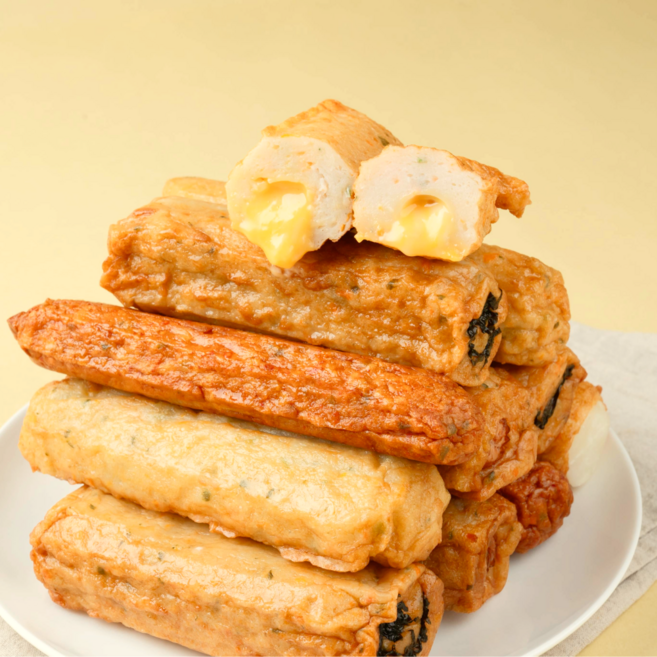 [다쓴다몰] 수제 깻잎 어묵바 밀가루 ZERO 오뎅 어묵 핫바 휴게소 간식, 오리지널 어묵바 1팩