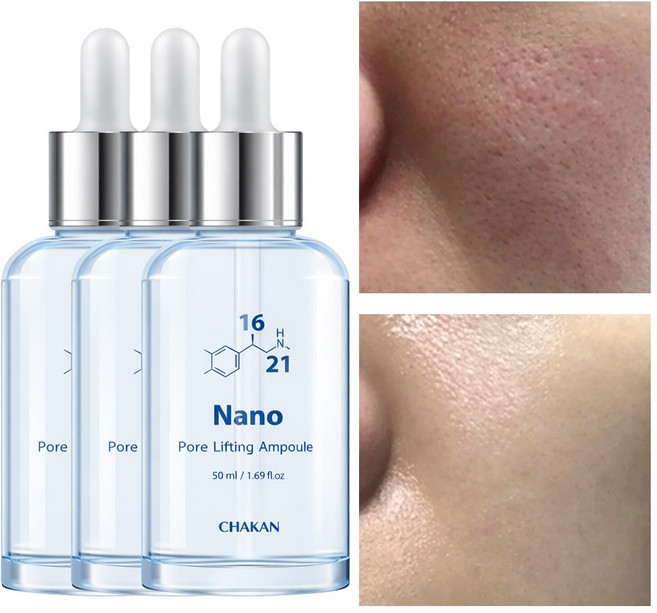 나이아신아마이드 나노 앰플 기미 미백 모공 앰플 콜라겐 진정 속건조 수분 세럼, 3개, 50ml