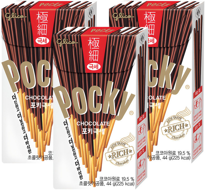 포키 극세, 44g, 3개