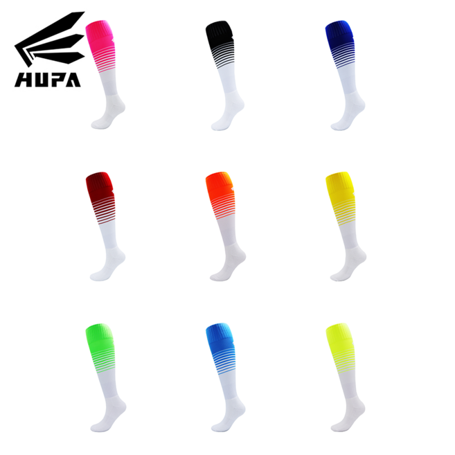 HUPA 후파성인용 스판축구스타킹 11켤레 세트 R-1, 5형광오렌지