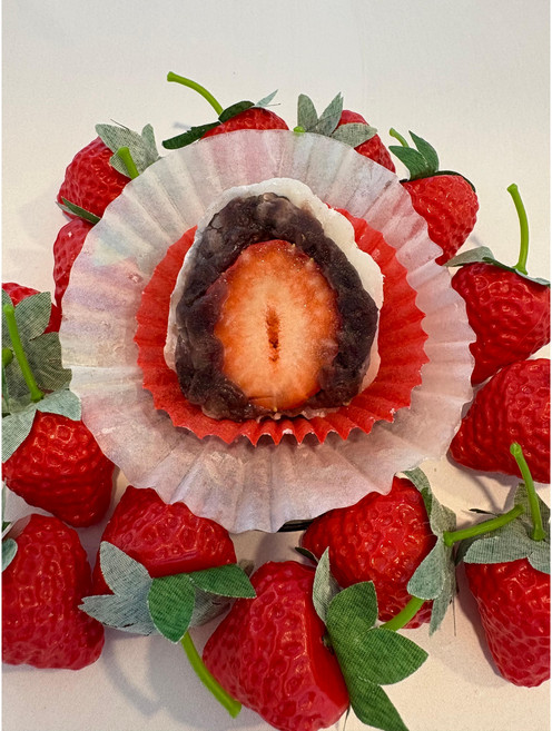 여수딸기모찌6구 수제100% 국산팥사용해서 아주맛있어요