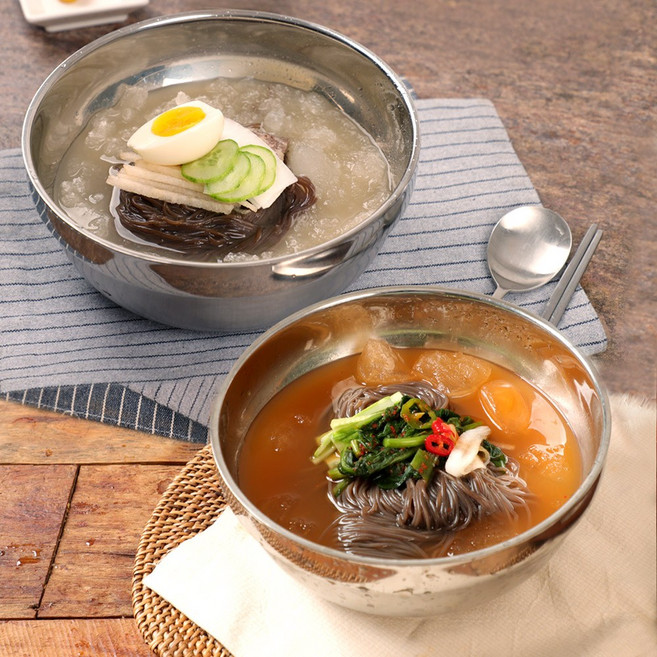 [냉면家]시원한 칡 물냉면 10인분 (사리2kg＋사골육수350gx5봉＋열무육수350gx5봉), 2.7kg, 1개