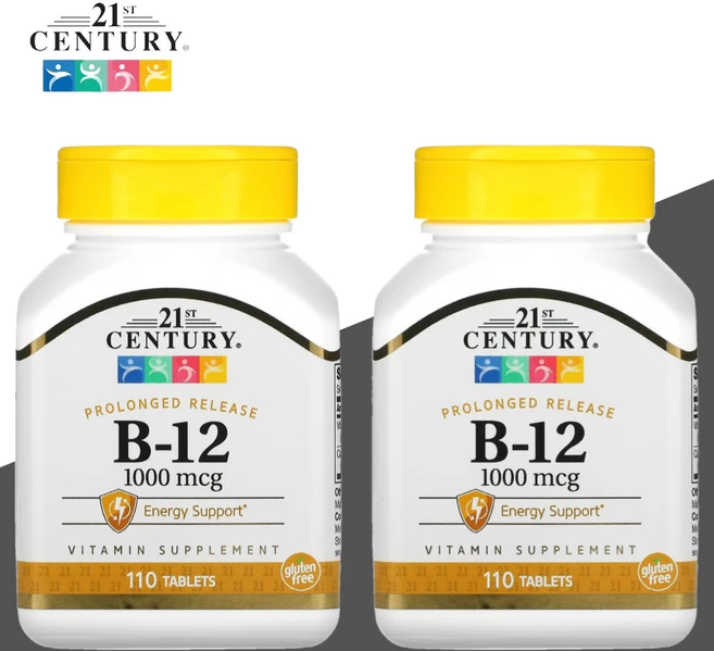 21세기센츄리 B-12 1000mcg 110정, 2팩 - 쿠팡