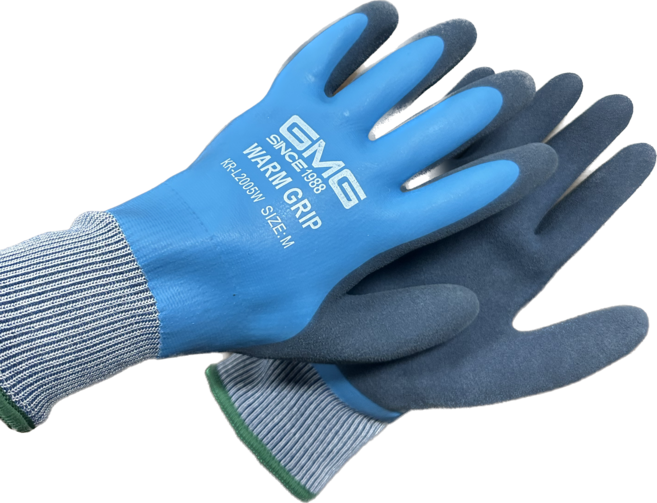 GMG 웜그립 방수 방한장갑 겨울 기모 혹한기용 작업장갑 서비스 속장갑, XL, 1개