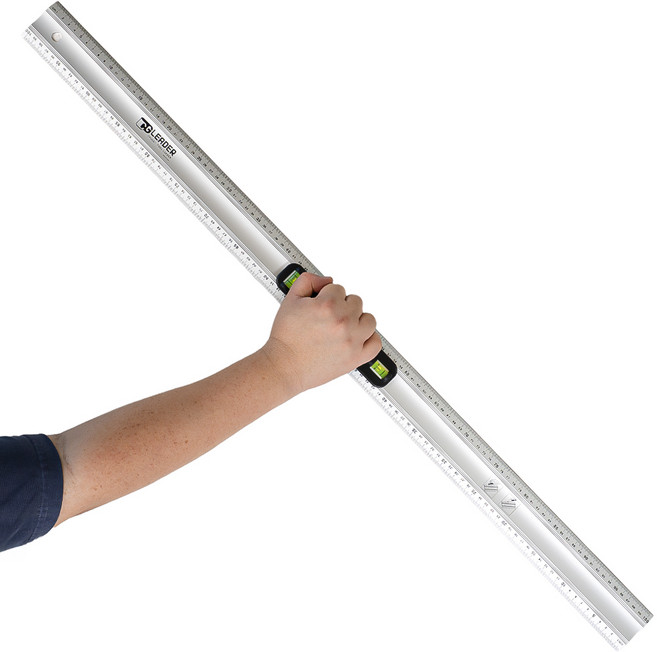 알루미늄자 전기기능사자 재단자 정밀 시공 손잡이자, 1000mm (100cm), 1개