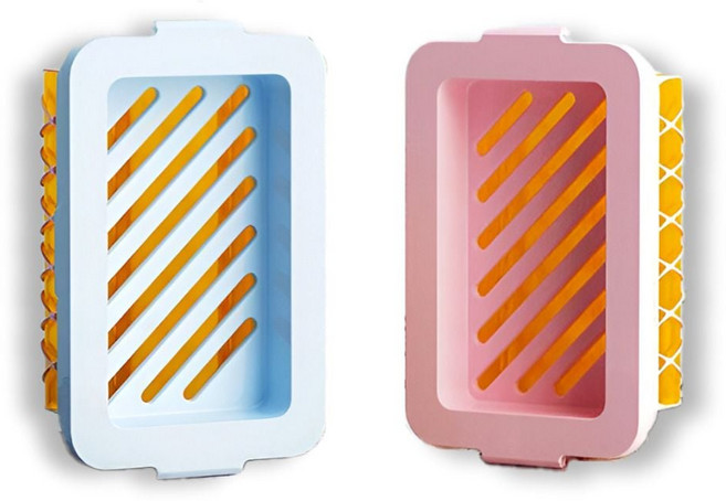 욕실 비누 케이스 그물망 타입 비누 보관 용기, 그물비누케이스 핑크, 1개