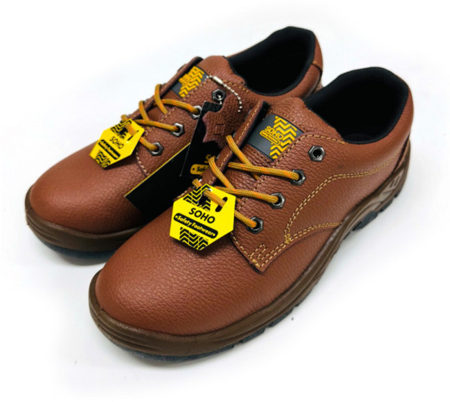 [소호] 남성 안전작업화 로우 브라운컬러 경량 방탄 생활방수 작업화 SH_B02L