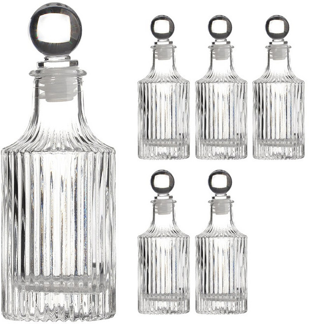 유리마개 메리고 디퓨저 150ml 6개 디퓨져 만들기 용기 화병 꽃병
