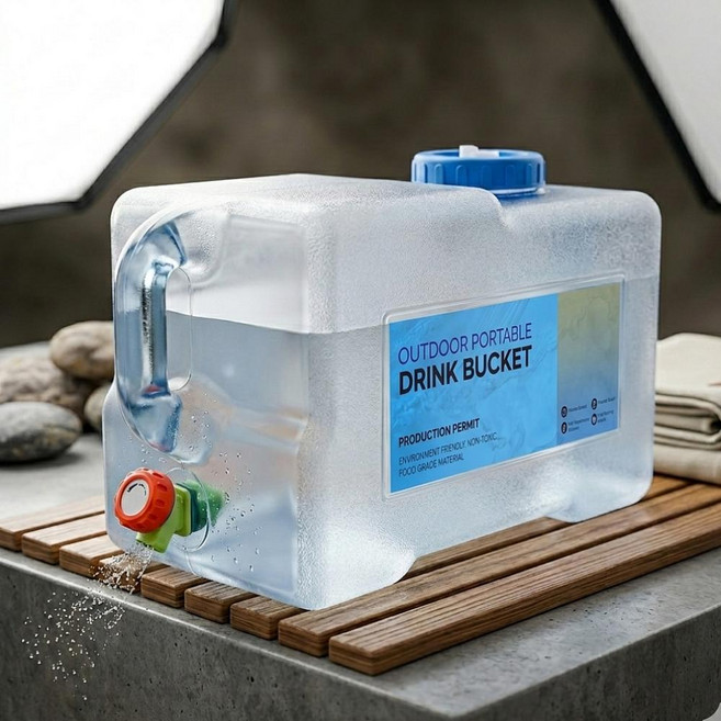 금보상회 대용량 수도꼭지물통 캠핑물통 18L, SKMT 캠핑물통25L