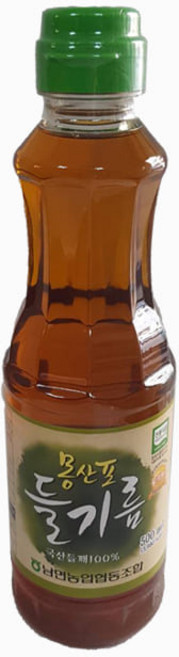 남면농협 몽산포들기름 국산들깨100%, 1개, 500ml