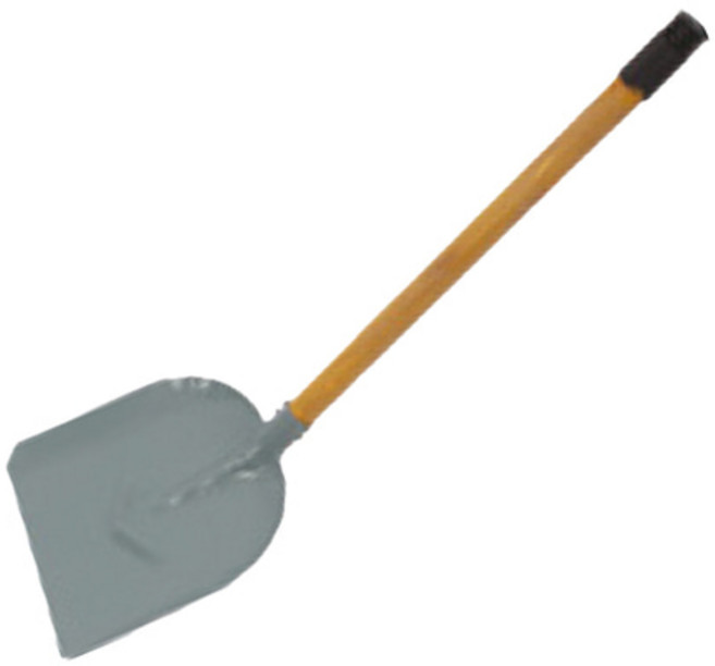 데일드 철 부삽 나무자루, 1개, 혼합색상