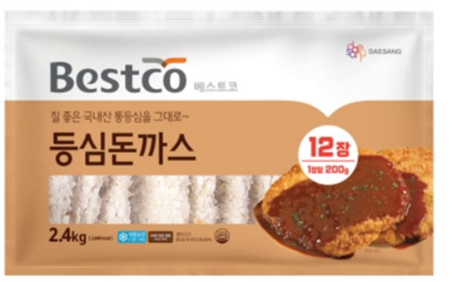 베스트코 등심돈까스 2.4kg, 1개