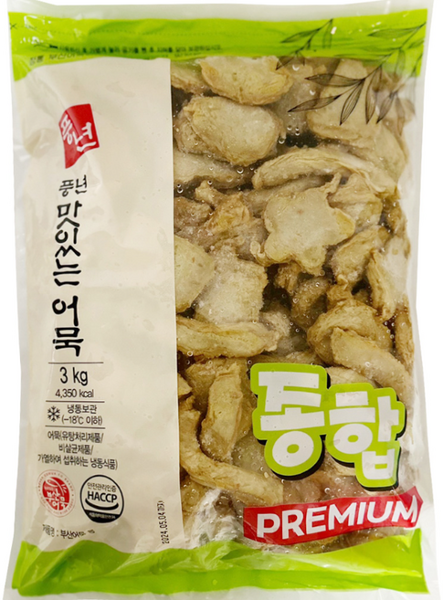 풍년 맛있는 종합어묵 3kg, 2개