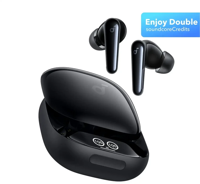 사운드코어 리버티 4 프로 TWS 트루 와이어리스 이어버드 LDAC 고해상도 노이즈 캔슬링 이어폰 무선 블, 01 A3954 Black