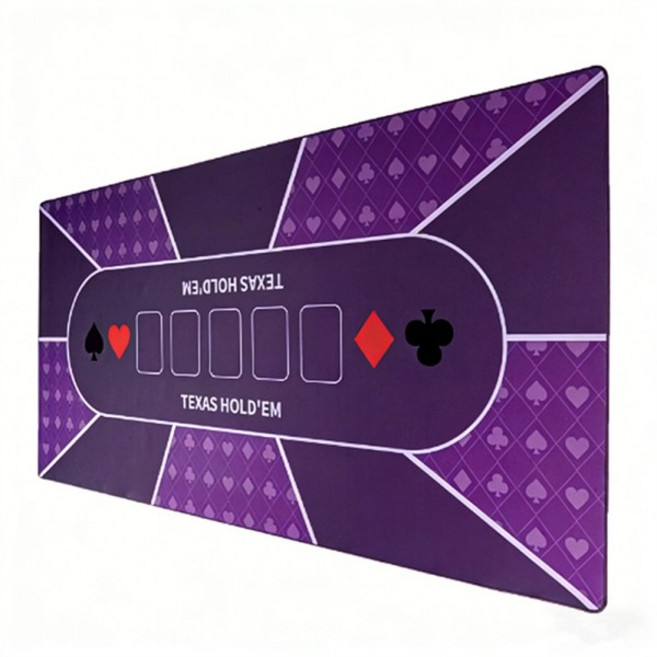 카지노 대형 전문 텍사스 홀덤 포커 매트 고무 테이블 마작 보드 게임 액세서리, 04 60x120x0.2cm
