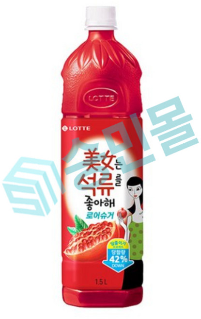 롯데 미녀는 석류를 좋아해 로어슈거 1.5L x 3개입, 3개