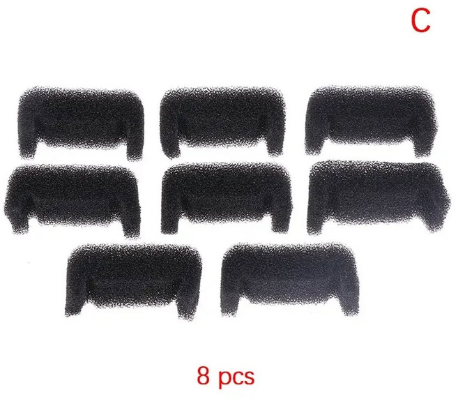 12 16Pcs 애완 동물 분수 필터 85oz 5L 고양이 교체 면화에 거품 디스펜서 스폰지 호환, 8pcs filter sponge