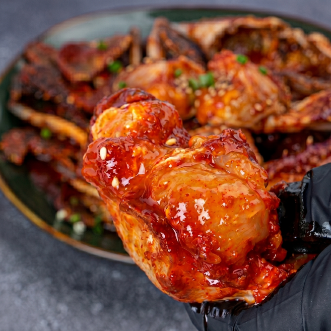 프리미엄 국내산 연평도 양념게장 꽃게장, 1kg, 1개