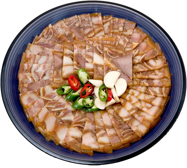 한방 편육 돼지 머리 눌린 머릿 고기 옛날 수육, 1kg, 1개
