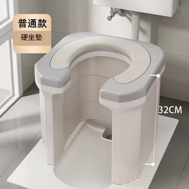 蹲便改坐便器 增高款, 增高款 - 硬墊 - 白色, 1個