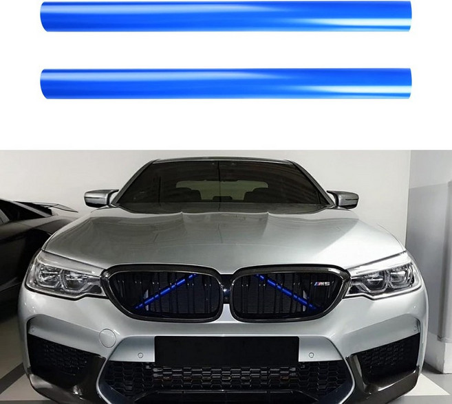 그릴 인서트 스트라이프 2012-2018 BMW F20 F30 F32 320i 328i 330i 335i 420i 428i 435i 액세서리블루 3 시리즈 교체, Yellow, 3 series