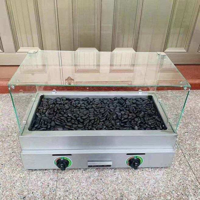 전기 맥반석기계 반건조 오징어 조명X 사우나 데스크탑 접시 고구마 먹태 구이기계 오븐, 10 사각 40개 그릴 가스 커버