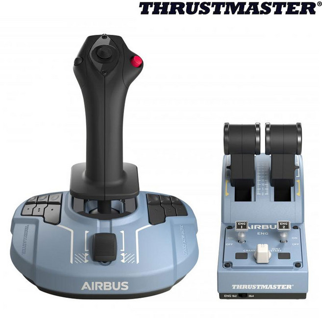 트러스트마스터 TCA SIDESTICK AIRBUS QUADRANT 쓰로틀 에어버스 에디션 AIRBUS 세트 (공식수입정품), 1개