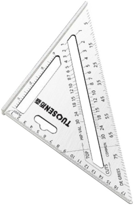 미란다 알루미늄 정밀 삼각자 180mm, 본상품선택, 1개