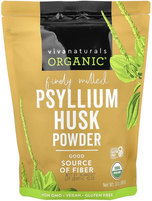 새해 첫좋은선물 Viva Naturals Organic® 차전자피 분말 680g(24oz) 제대로 할인합니다, 680g - 쿠팡