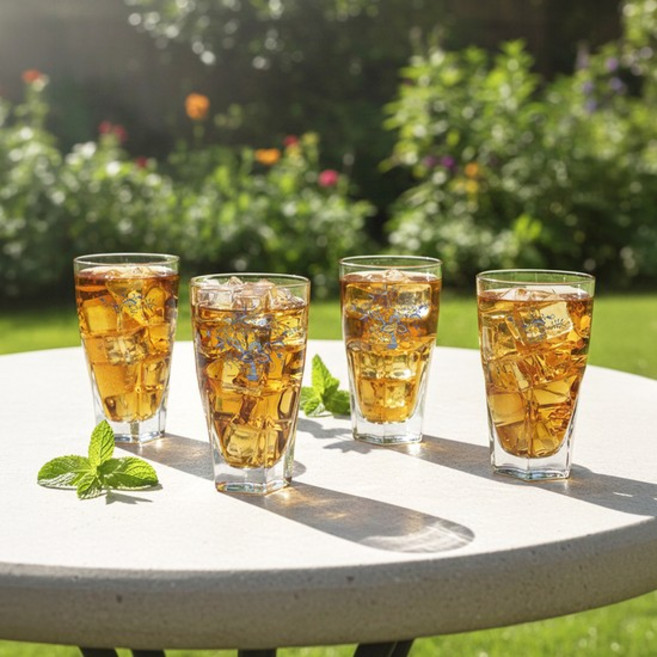 트윙클 강화유리 맥주잔 4p세트, 없음, 없음, 상세설명 참조