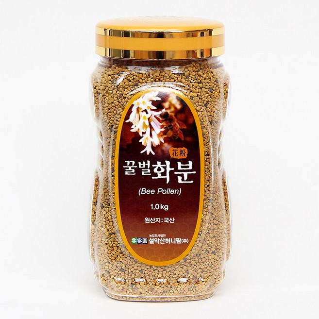 설악산허니팜 꿀벌화분 국내산 벌화분, 1개, 1kg