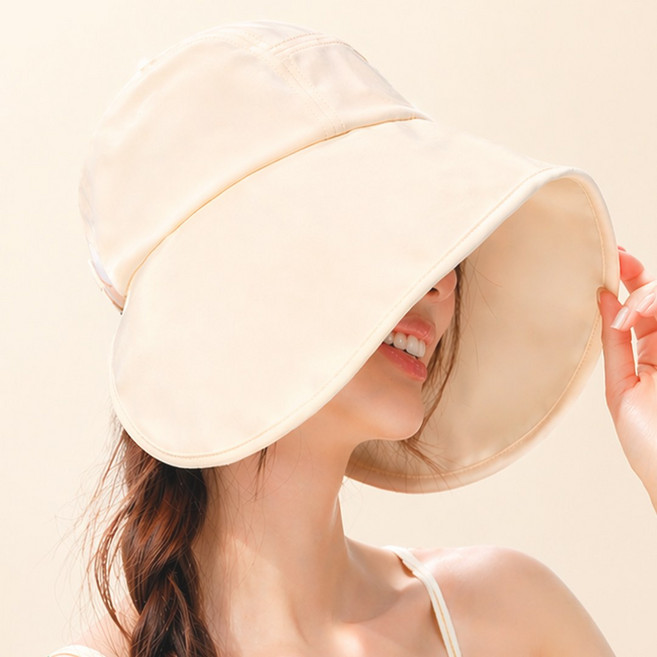 obp UV 자외선차단 소두핏 와이드 썬캡 햇빛가리개 모자